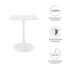 Lippa 24" Square Wood Dining Table