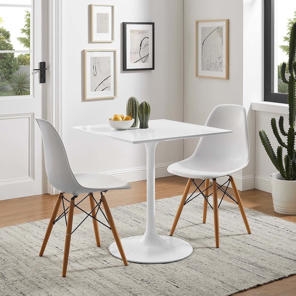 Lippa 28" Square Wood Dining Table