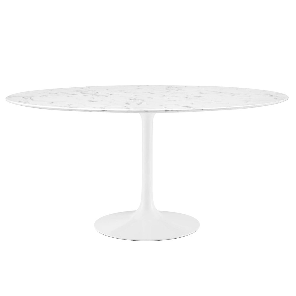 Lippa 60" Round Faux Marble Dining Table