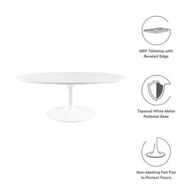Lippa 42" Oval Wood Coffee Table