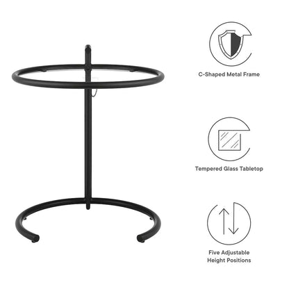 Eileen Gray Metal Side Table