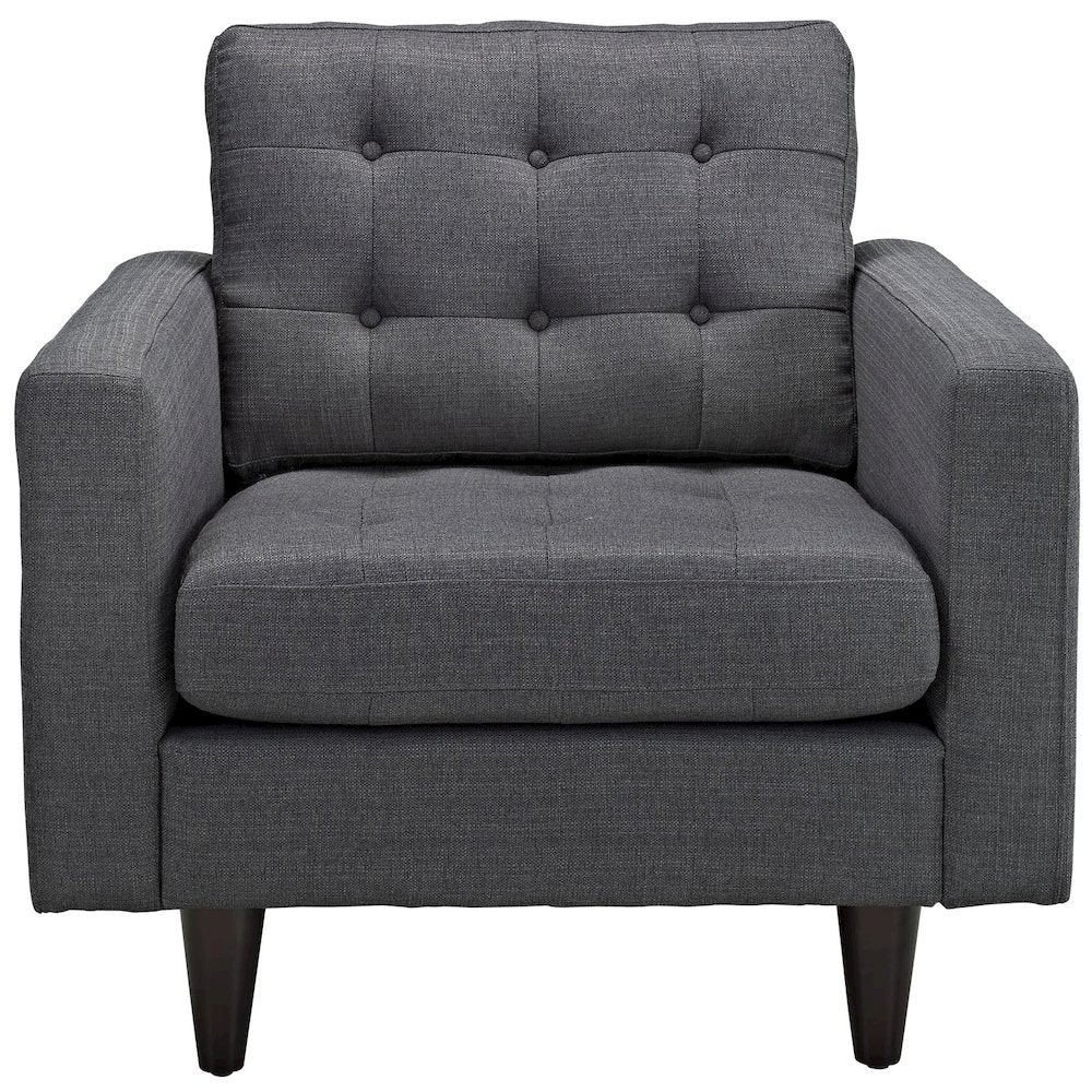 Empress Upholstered Fabric Armchair Set of 2