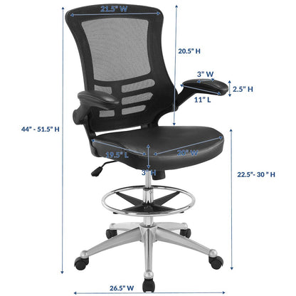 Attainment Vinyl Drafting Chair