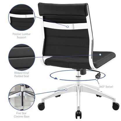 Jive Armless Mid Back Office Chair