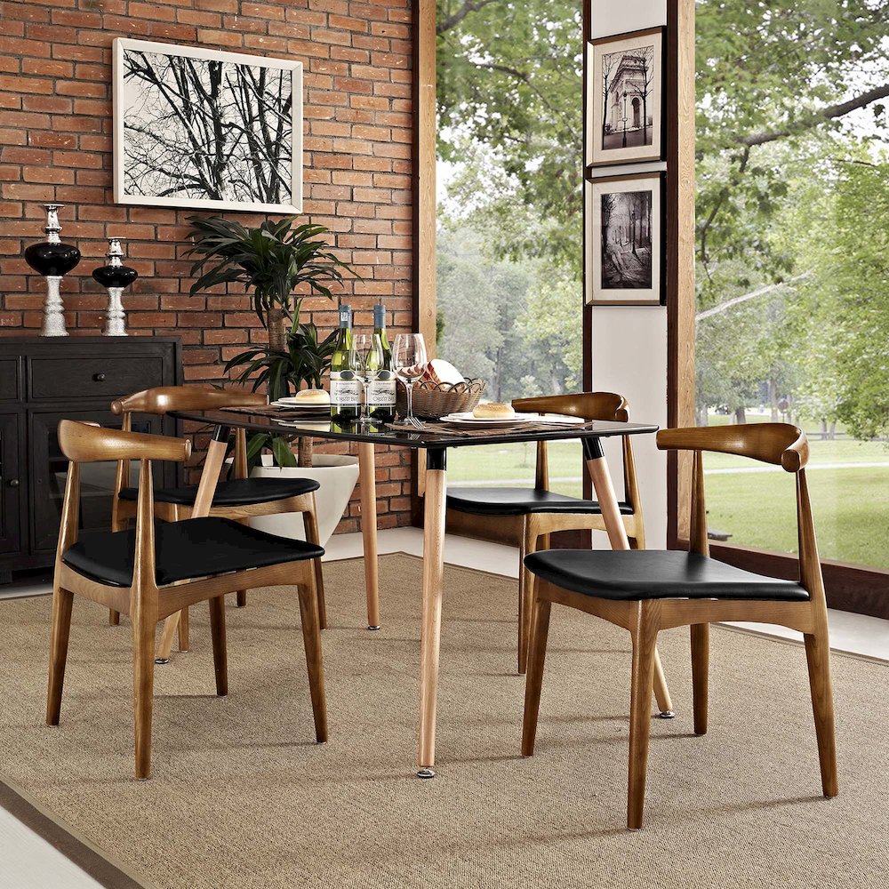 Tracy Wood Dining Chairs Set of 4
