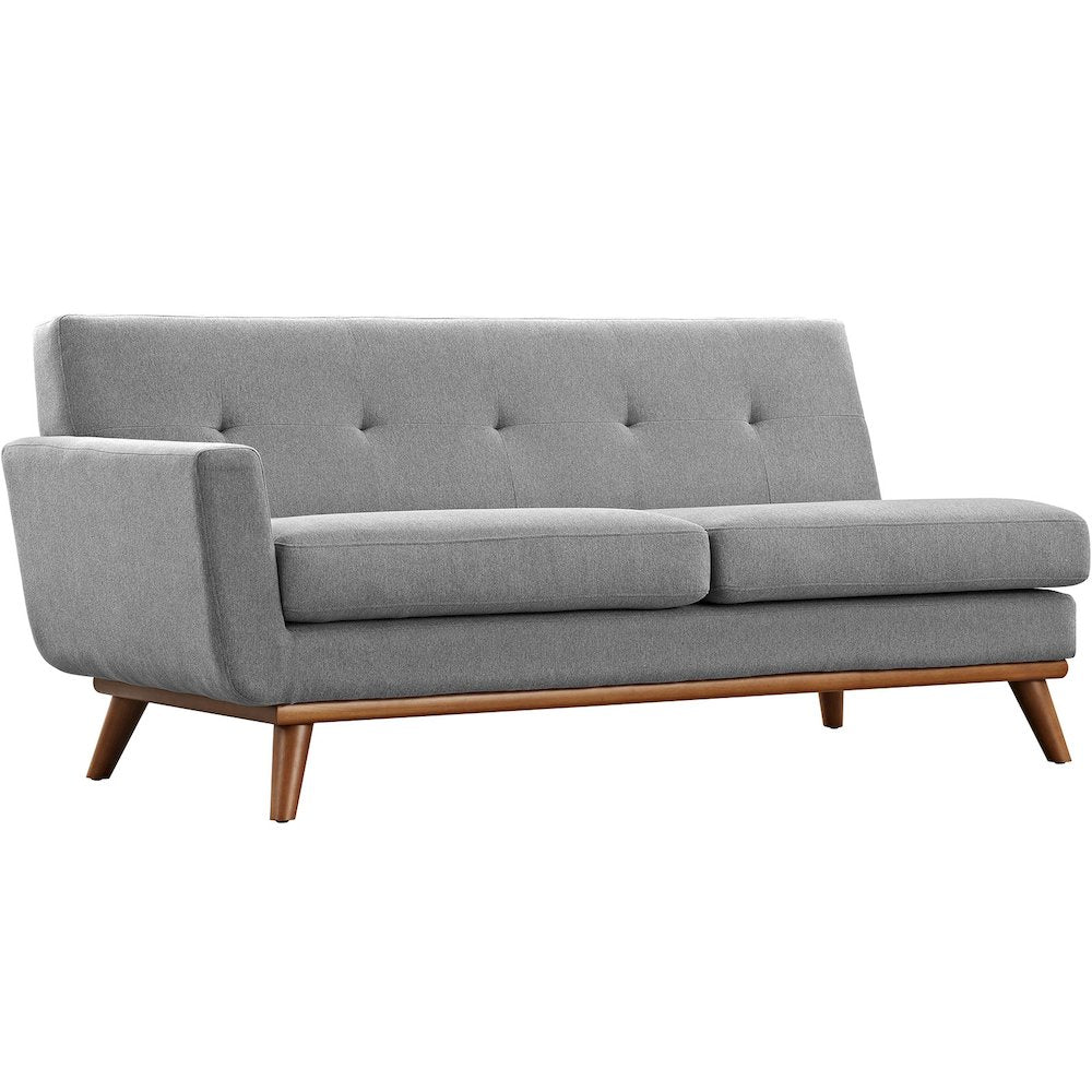Engage Left-Arm Upholstered Fabric Loveseat