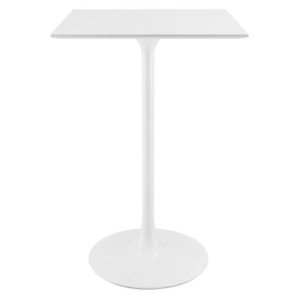 Lippa 28" Square Wood Bar Table