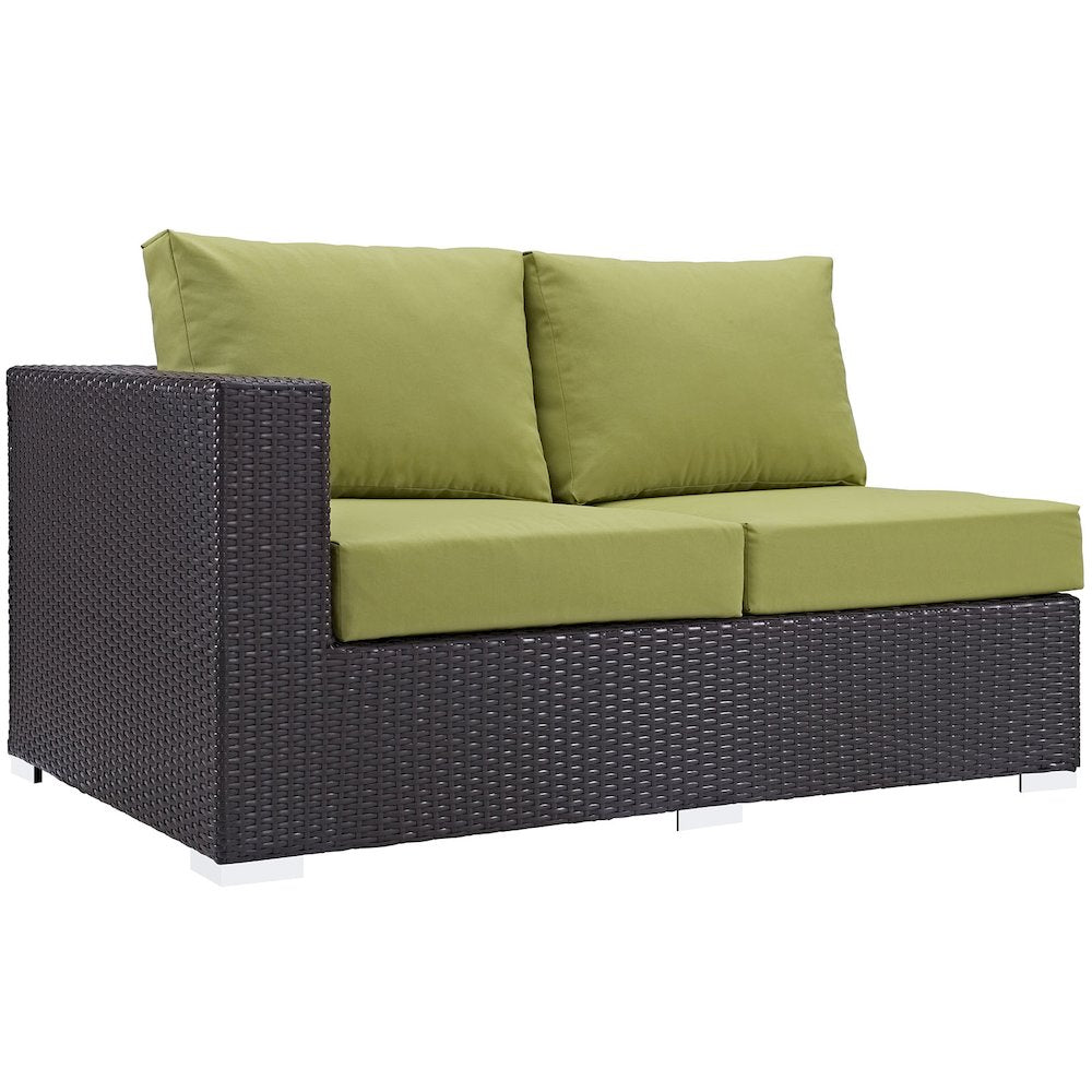 Convene Outdoor Patio Left Arm Loveseat