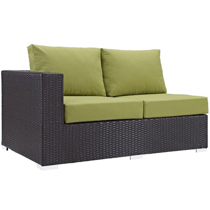 Convene Outdoor Patio Left Arm Loveseat