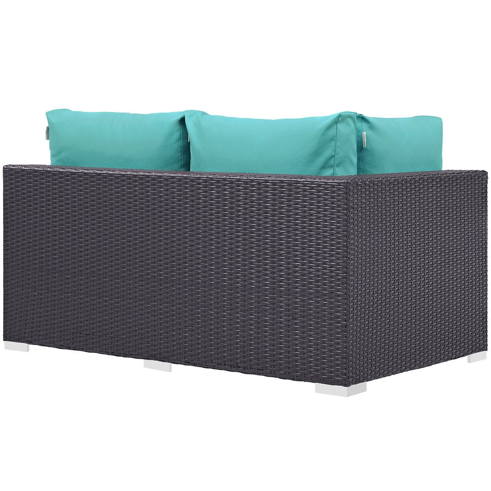 Convene Outdoor Patio Left Arm Loveseat