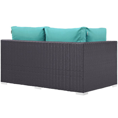Convene Outdoor Patio Left Arm Loveseat