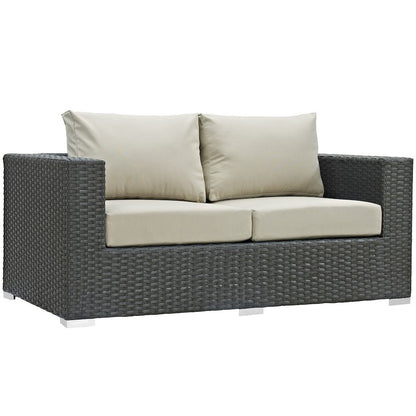 Sojourn Outdoor Patio Sunbrella Loveseat
