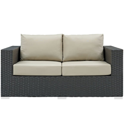 Sojourn Outdoor Patio Sunbrella Loveseat