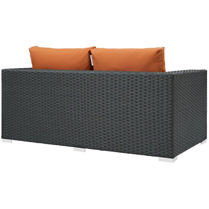 Sojourn Outdoor Patio Sunbrella Loveseat