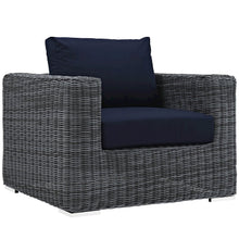 Summon Outdoor Patio Fabric Sunbrella Armchair