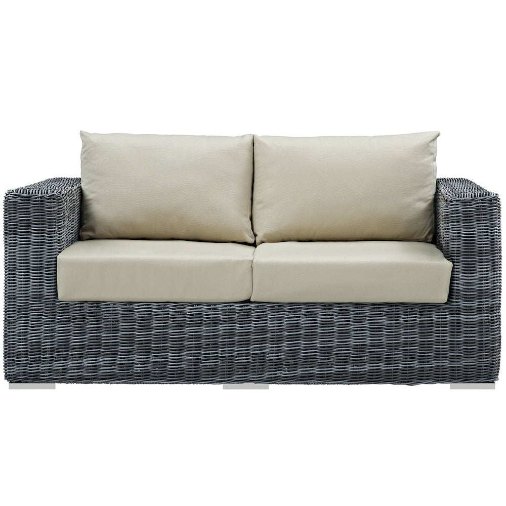 Summon Outdoor Patio Sunbrella Loveseat
