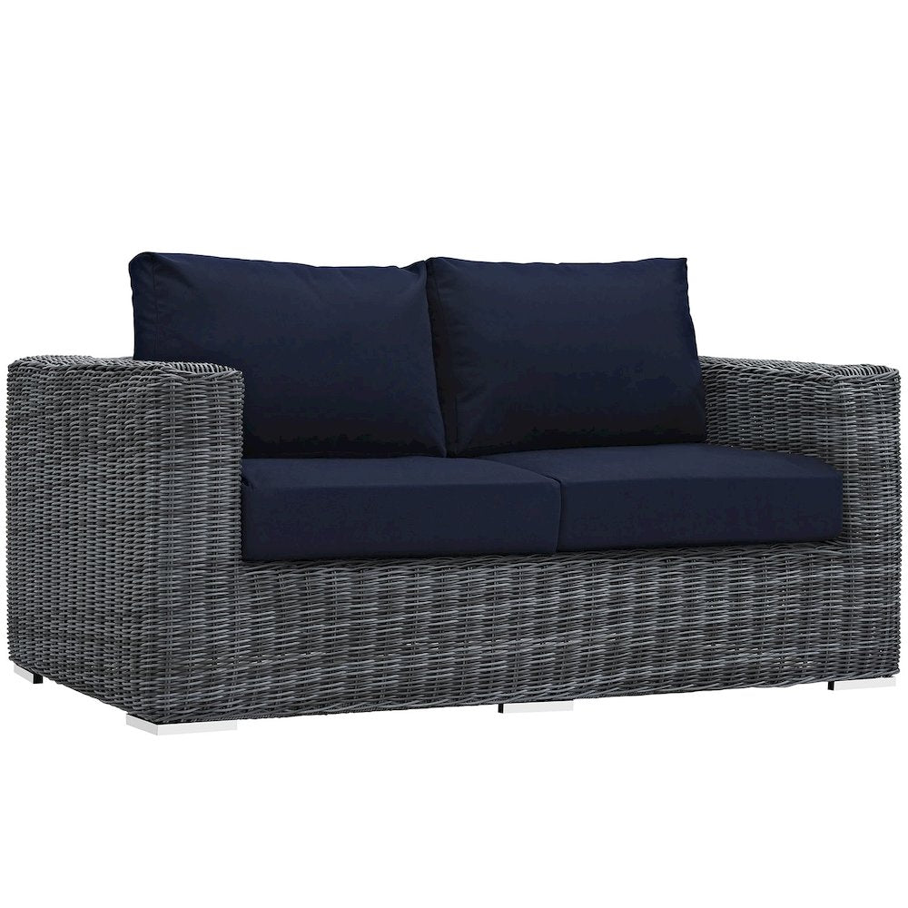 Summon Outdoor Patio Sunbrella Loveseat