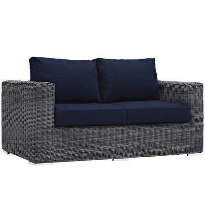 Summon Outdoor Patio Sunbrella Loveseat
