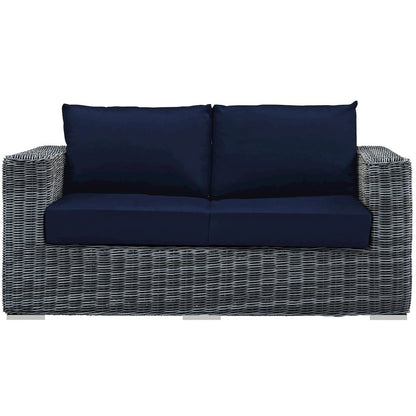 Summon Outdoor Patio Sunbrella Loveseat