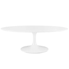 Lippa 48" Oval-Shaped Wood Coffee Table