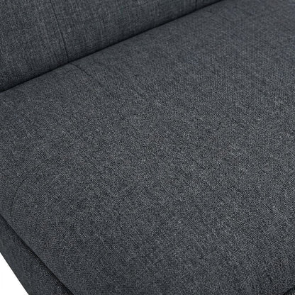 Fabric-Upholstered Lounge Chair for Living Room and Bedroom, Gray