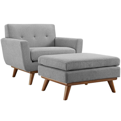 Engage 2 Piece Armchair and Ottoman