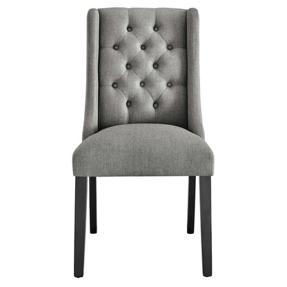 Baronet Button Tufted Fabric Dining Chair