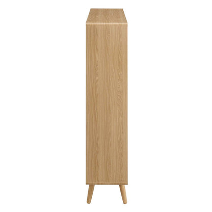 Transmit 7 Shelf Wood Grain Bookcase