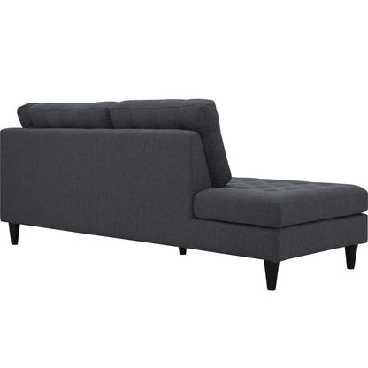 Empress Upholstered Fabric Left Facing Bumper