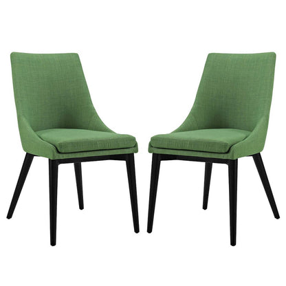 Viscount Fabric Dining Side Chair Set of 2