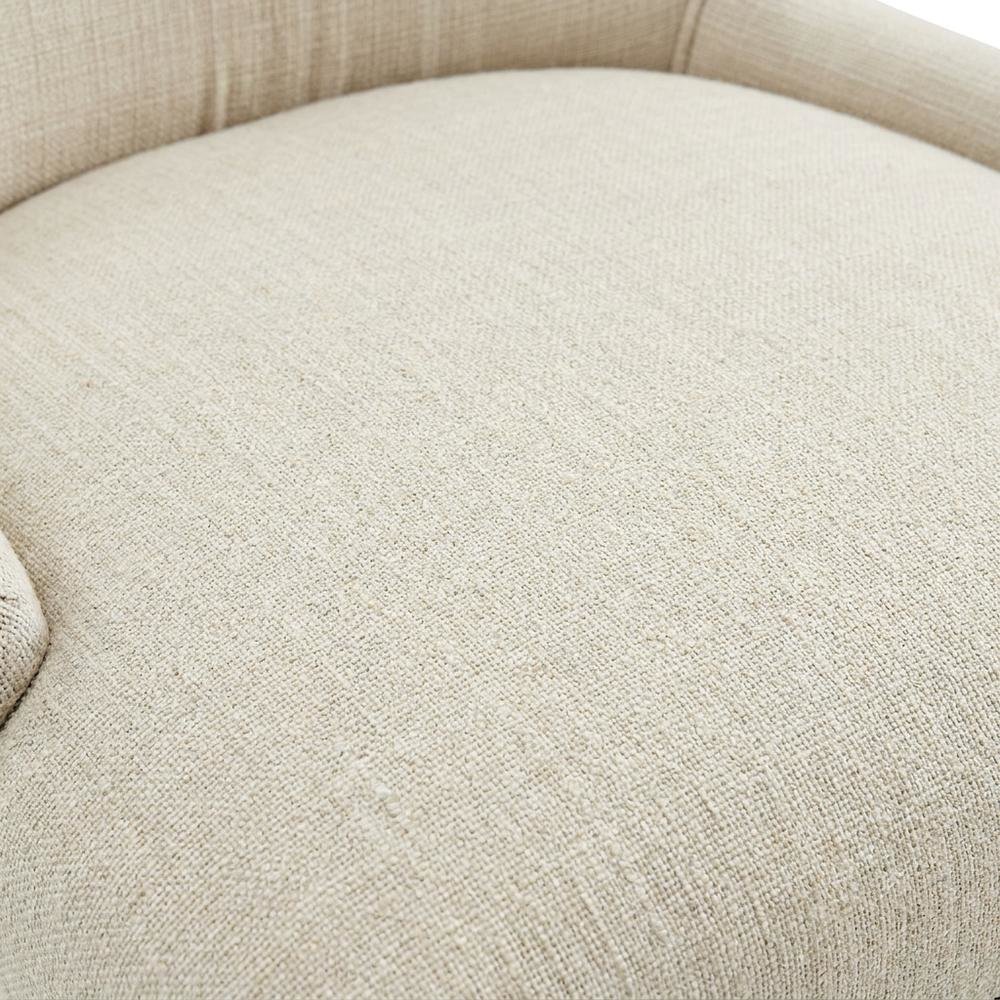 Fabric Upholstered Parsons Dining Side Chairs, Beige, Set of 2