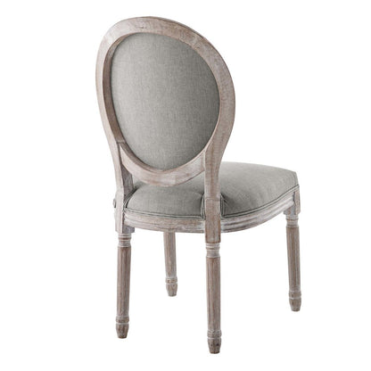 Arise Vintage French Upholstered Fabric Dining Side Chair
