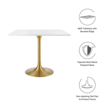 Lippa 36" Square Wood Dining Table