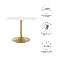 Lippa 40" Round Wood Dining Table