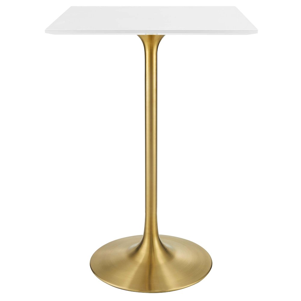Lippa 28" Square Wood Bar Table