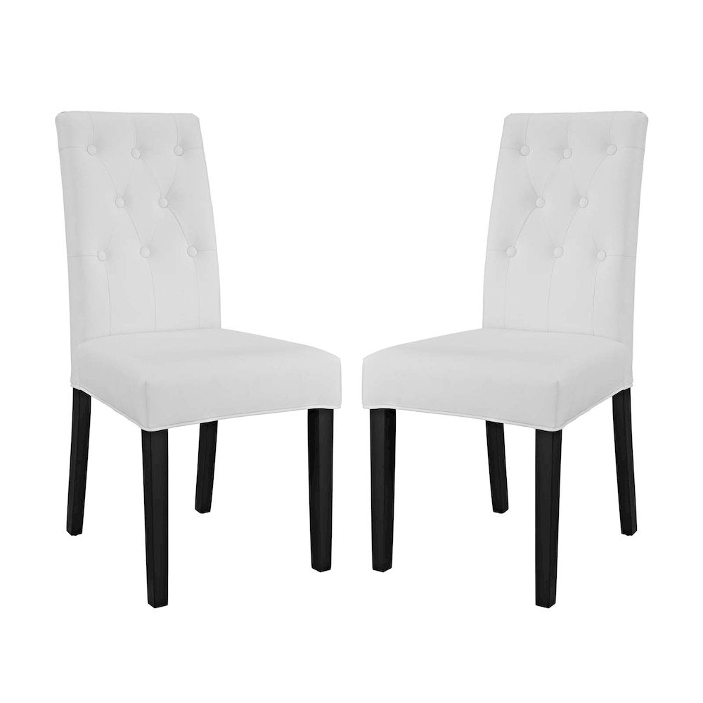 Confer Vinyl Dining Side Chair Set of 2