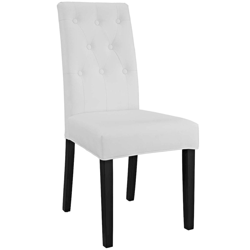 Confer Vinyl Dining Side Chair Set of 4