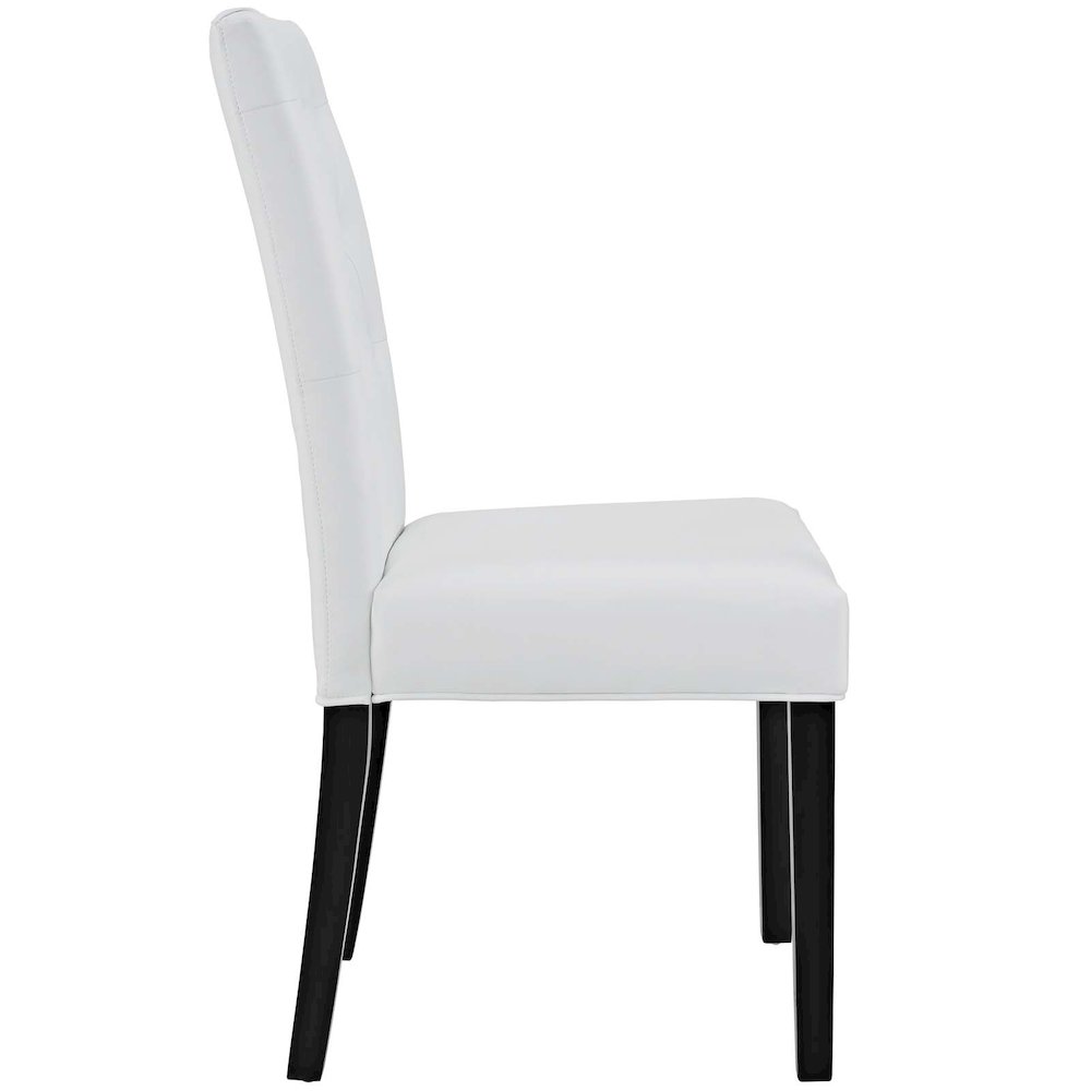 Confer Vinyl Dining Side Chair Set of 4