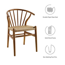 Flourish Spindle Wood Dining Side Chair