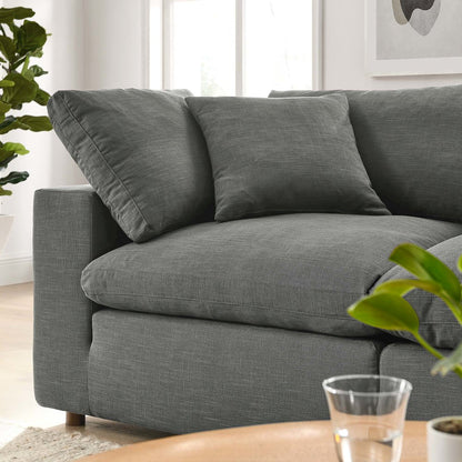 Commix 2 Piece Down Filled Overstuffed Sectional Sofa Set