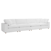 Commix 4 Piece Down Filled Overstuffed Sectional Sofa Set