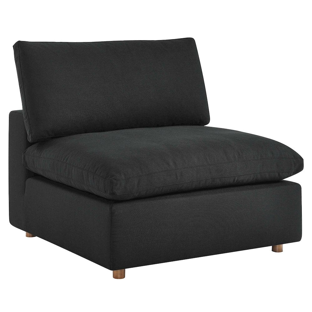 Commix 5-Piece Down Filled Overstuffed Armless Sectional Sofa