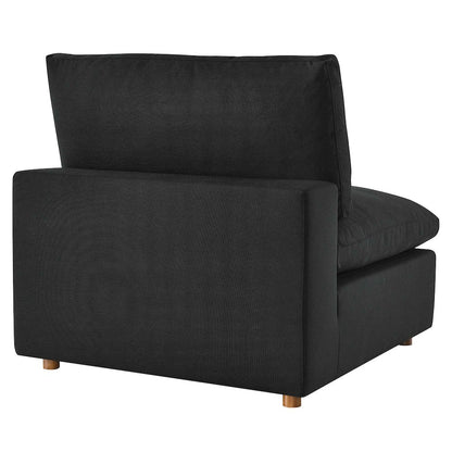 Commix 5-Piece Down Filled Overstuffed Armless Sectional Sofa
