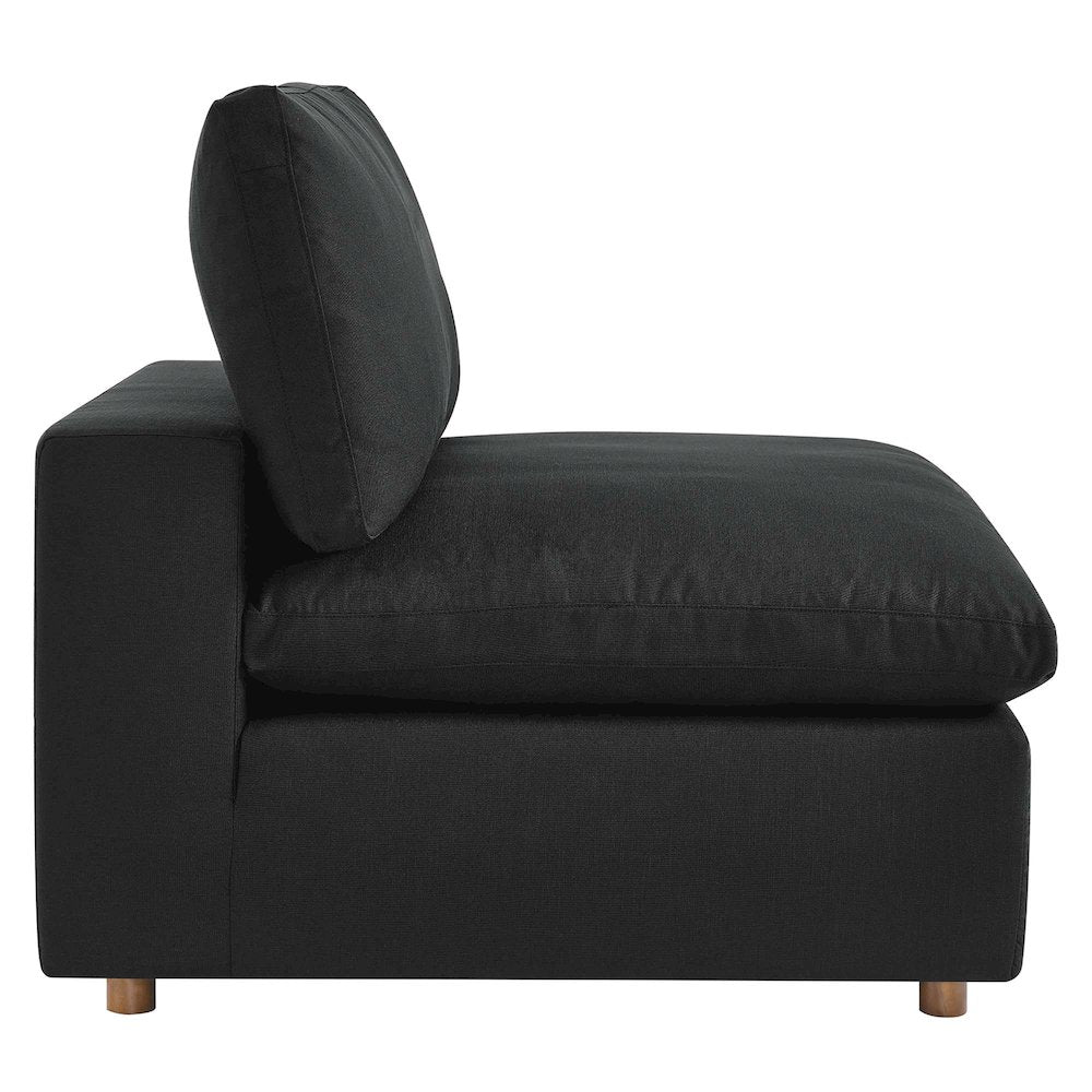 Commix 5-Piece Down Filled Overstuffed Armless Sectional Sofa