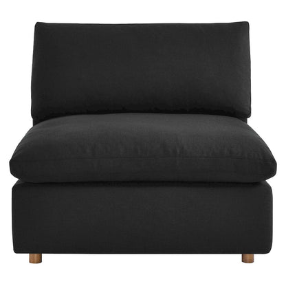 Commix 5-Piece Down Filled Overstuffed Armless Sectional Sofa
