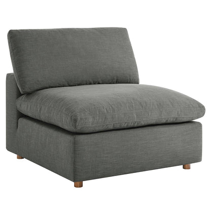 Commix 5-Piece Down Filled Overstuffed Armless Sectional Sofa