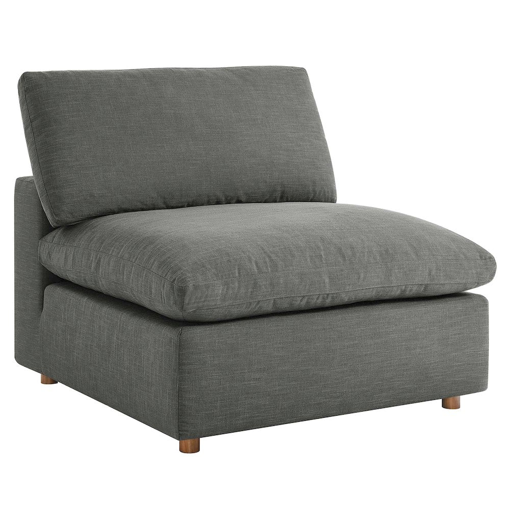 Commix 5-Piece Down Filled Overstuffed Armless Sectional Sofa