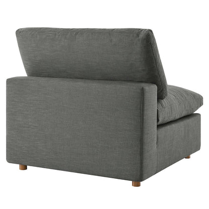 Commix 5-Piece Down Filled Overstuffed Armless Sectional Sofa