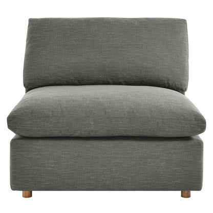 Commix 5-Piece Down Filled Overstuffed Armless Sectional Sofa