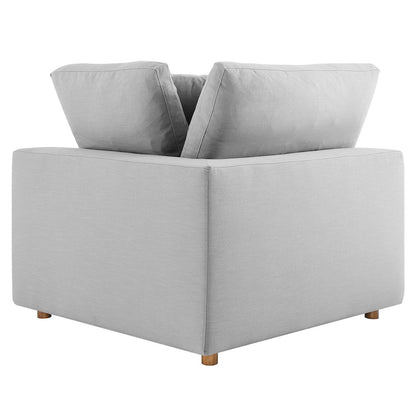 Commix 5-Piece Down Filled Overstuffed Armless Sectional Sofa